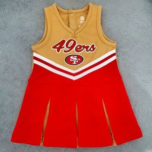 NWOT SF 49ers NFL Apparel Toddler Girls 12 Months